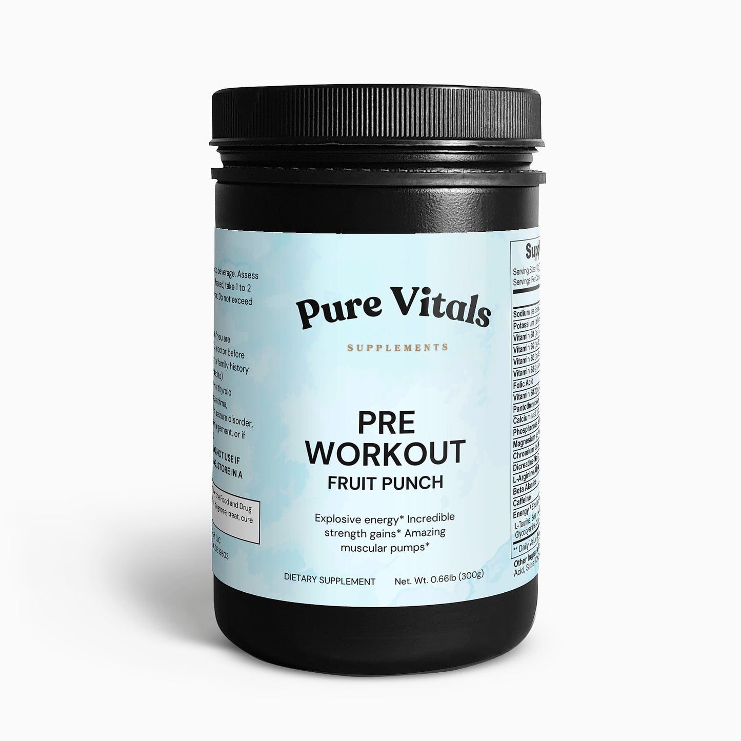 Pre-Workout Powder (Fruit Punch)