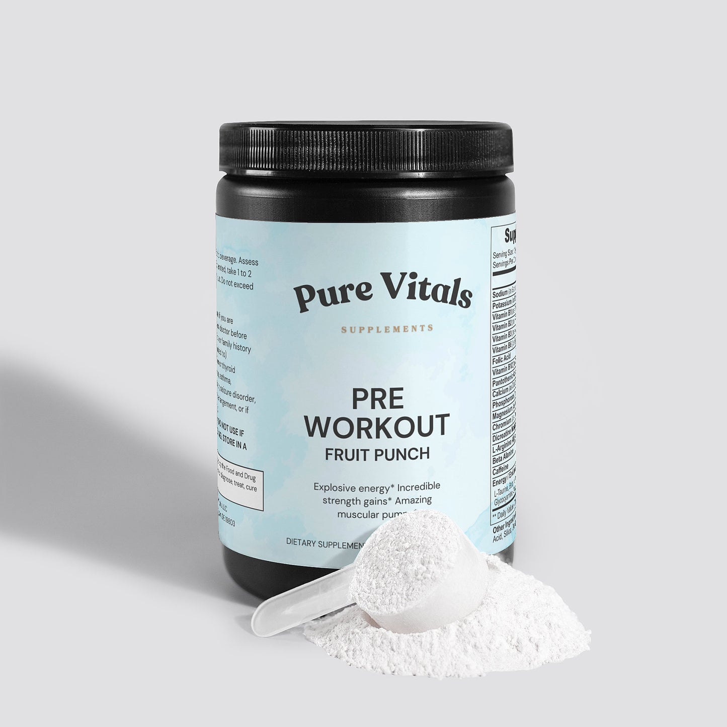 Pre-Workout Powder (Fruit Punch)