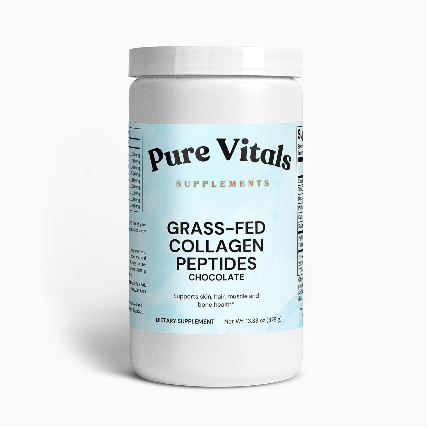 Grass-Fed Collagen Peptides Powder (Chocolate)