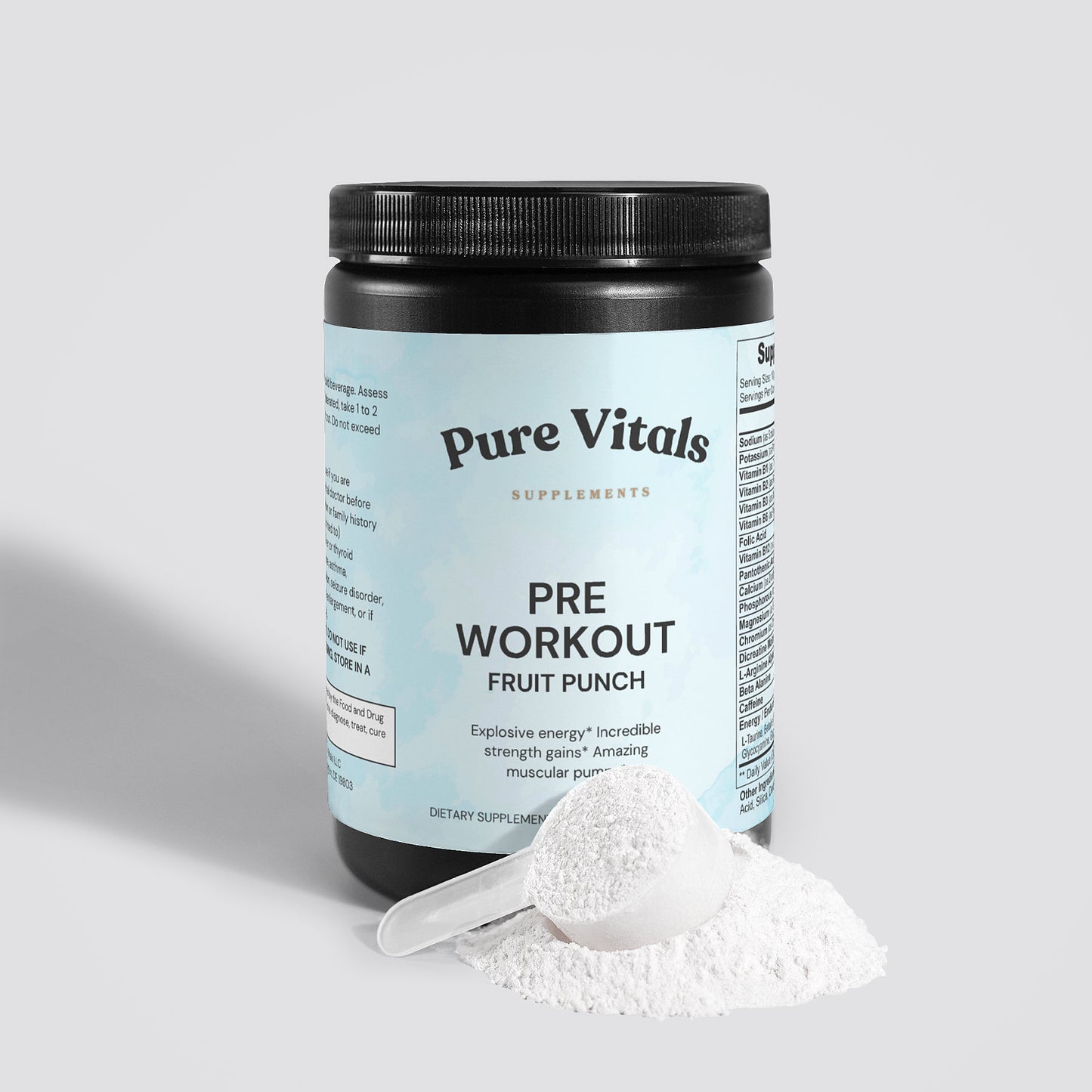 Pre-Workout Powder (Fruit Punch)