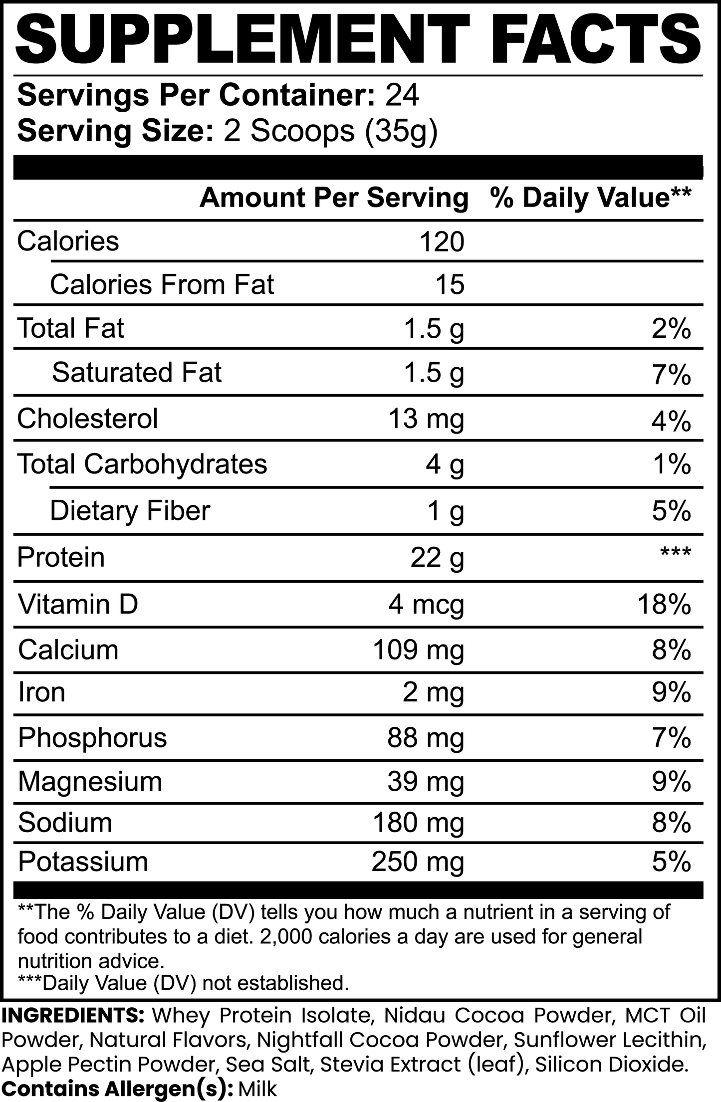 Pure Whey Isolate (Chocolate)