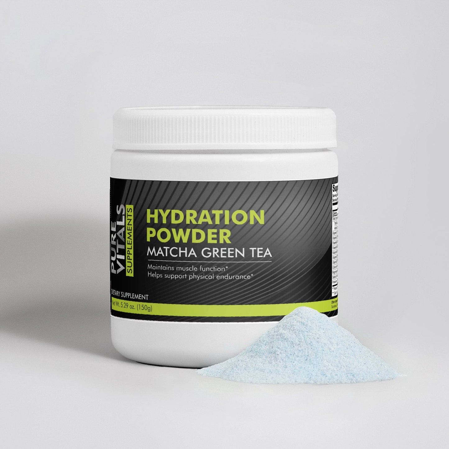 Hydration Powder (Matcha Green Tea) - Pure Vitals