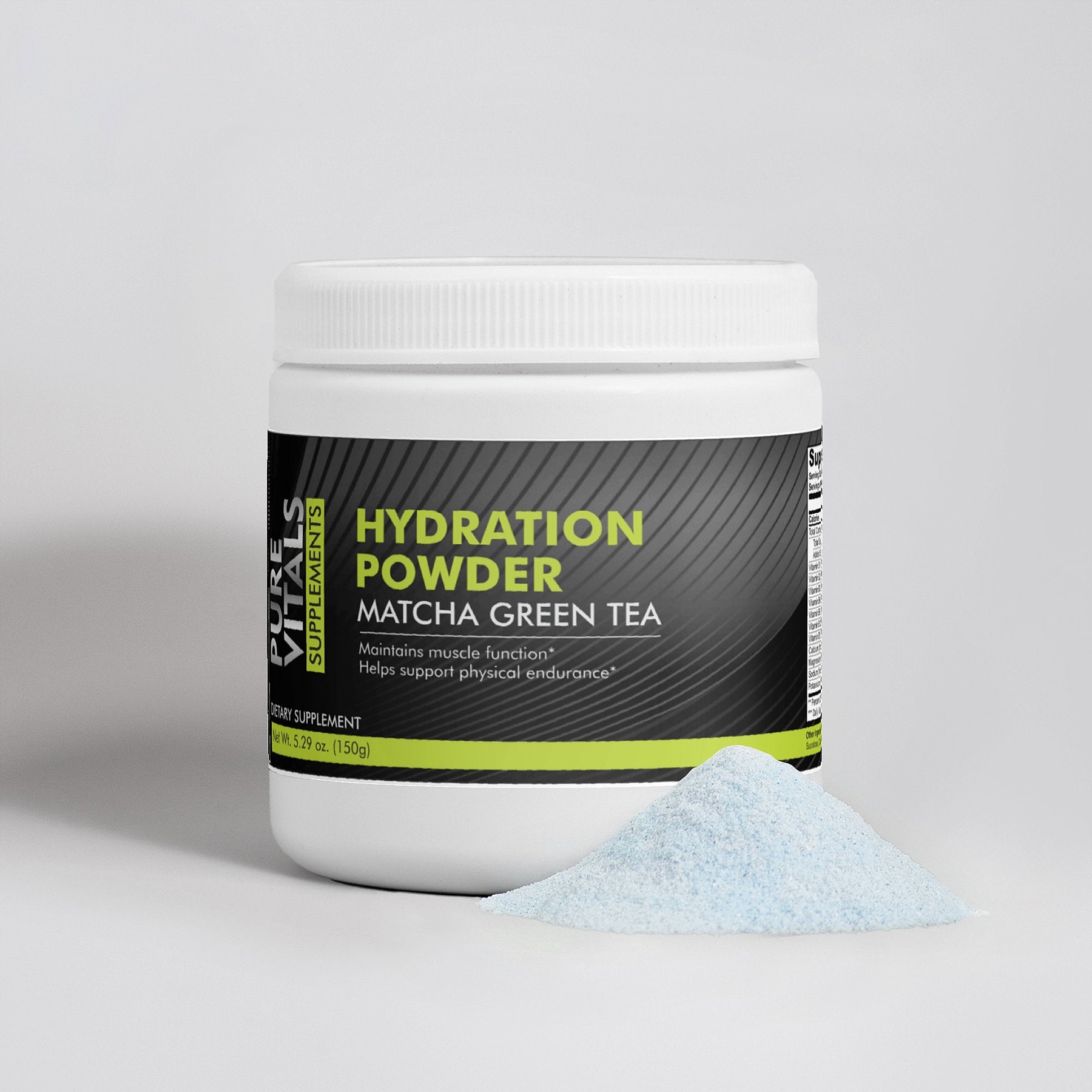 Hydration Powder (Matcha Green Tea) - Pure Vitals