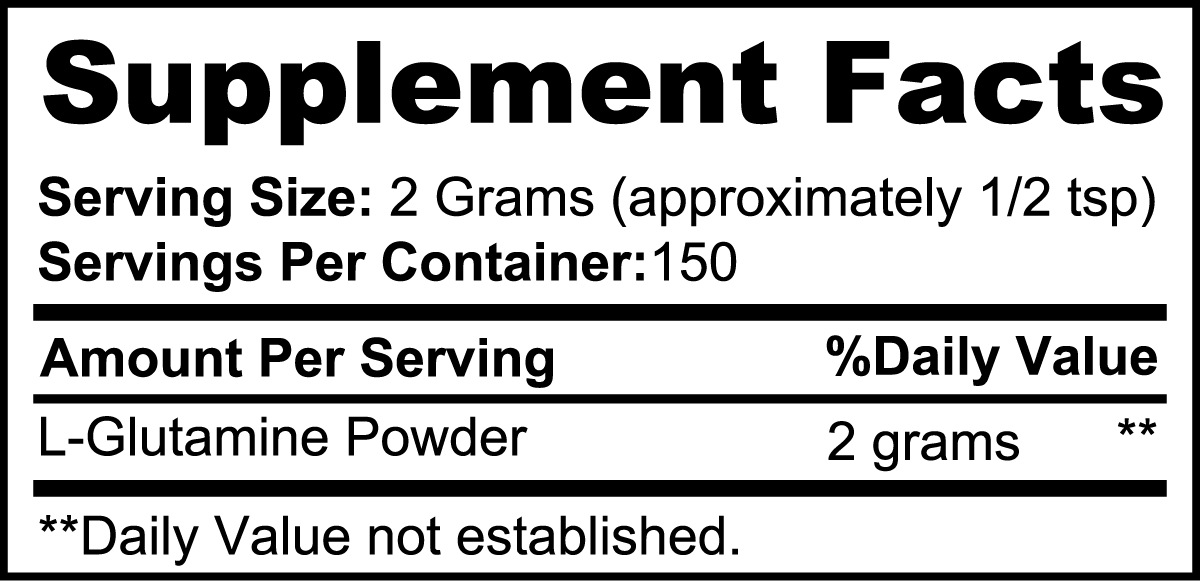 L - Glutamine Powder - Pure Vitals